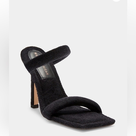 Good American Terry Ankle Wrap Sandal NWOT - Picture 2 of 8